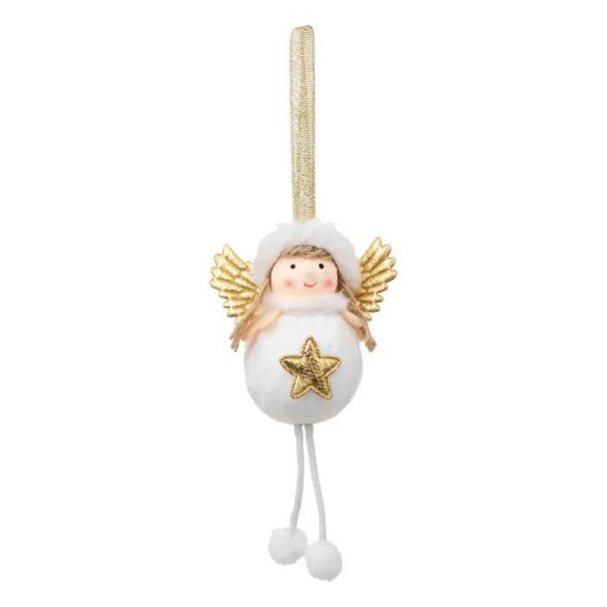 ATMOSPHERA Sujet de Noël  Ange  16cm Blanc