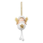 ATMOSPHERA Sujet de Noël  Ange  16cm Blanc