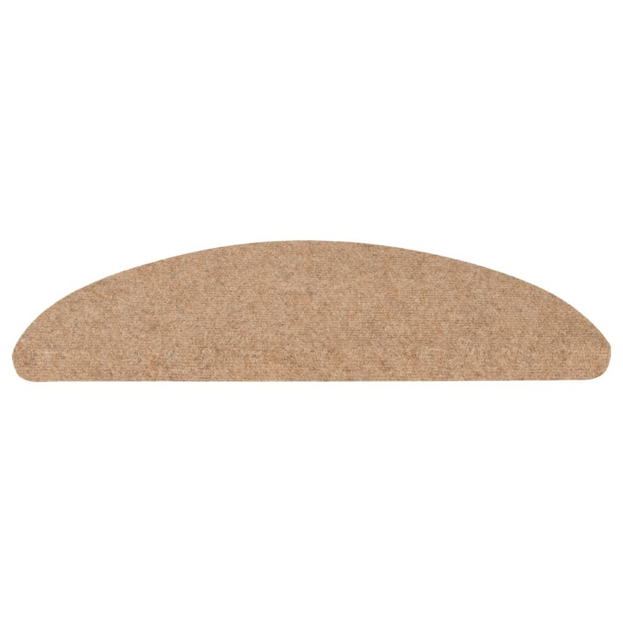Voir la diapositive 4 : VIDAXL Tapis d'escalier auto-adhesifs 10 pcs beige 56x17x3 cm