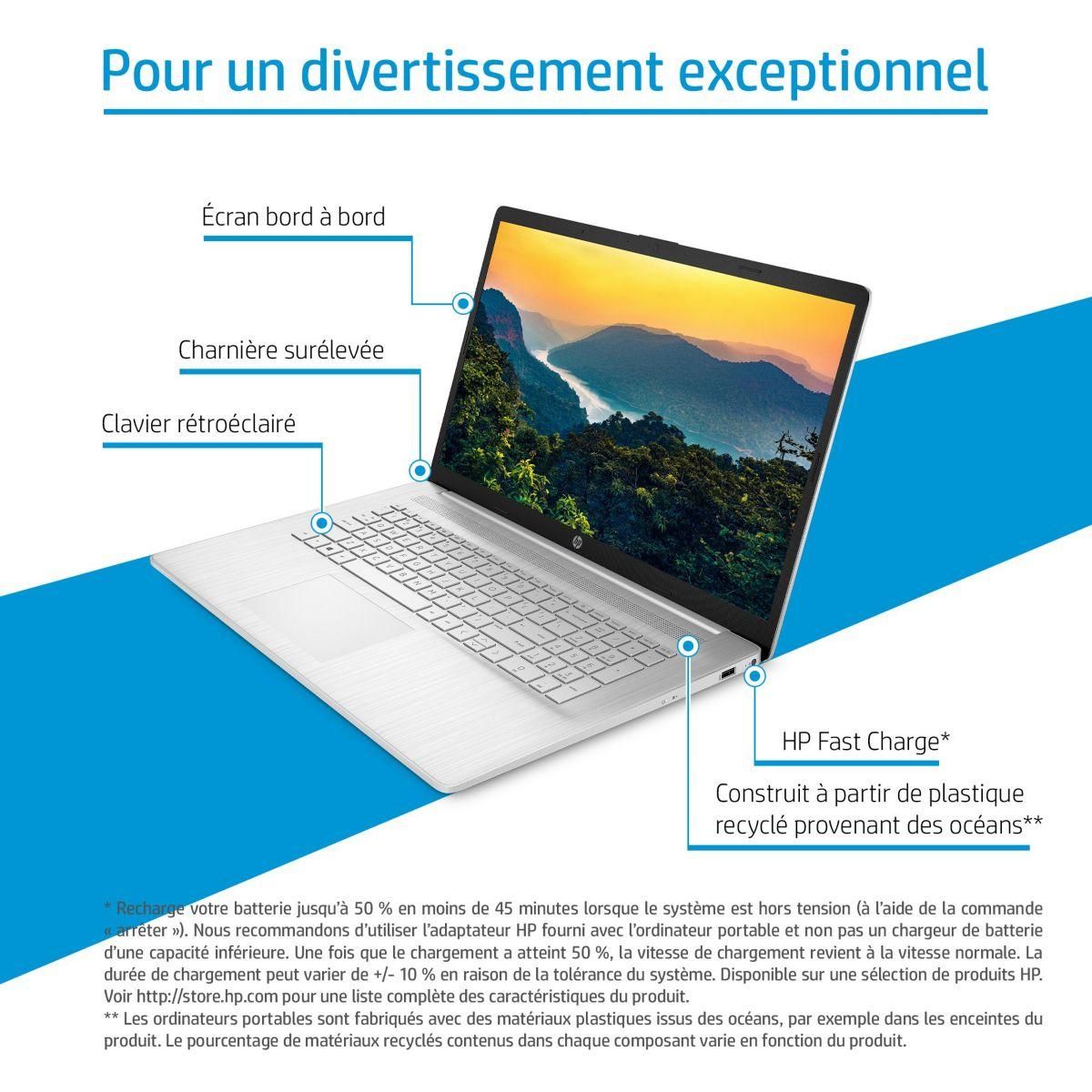 HP Ordinateur portable 17-cp2003nf