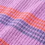 VIDAXL Pull-over raye tricote pour enfants lilas et rose 140