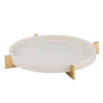 Paris Prix Plateau Déco  Marbre  43cm Champagne