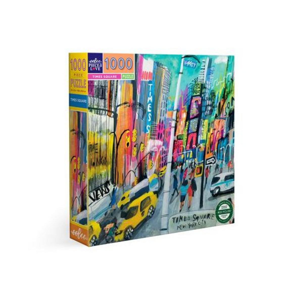 Eeboo Puzzle 1000 pièces Eeboo Times Square