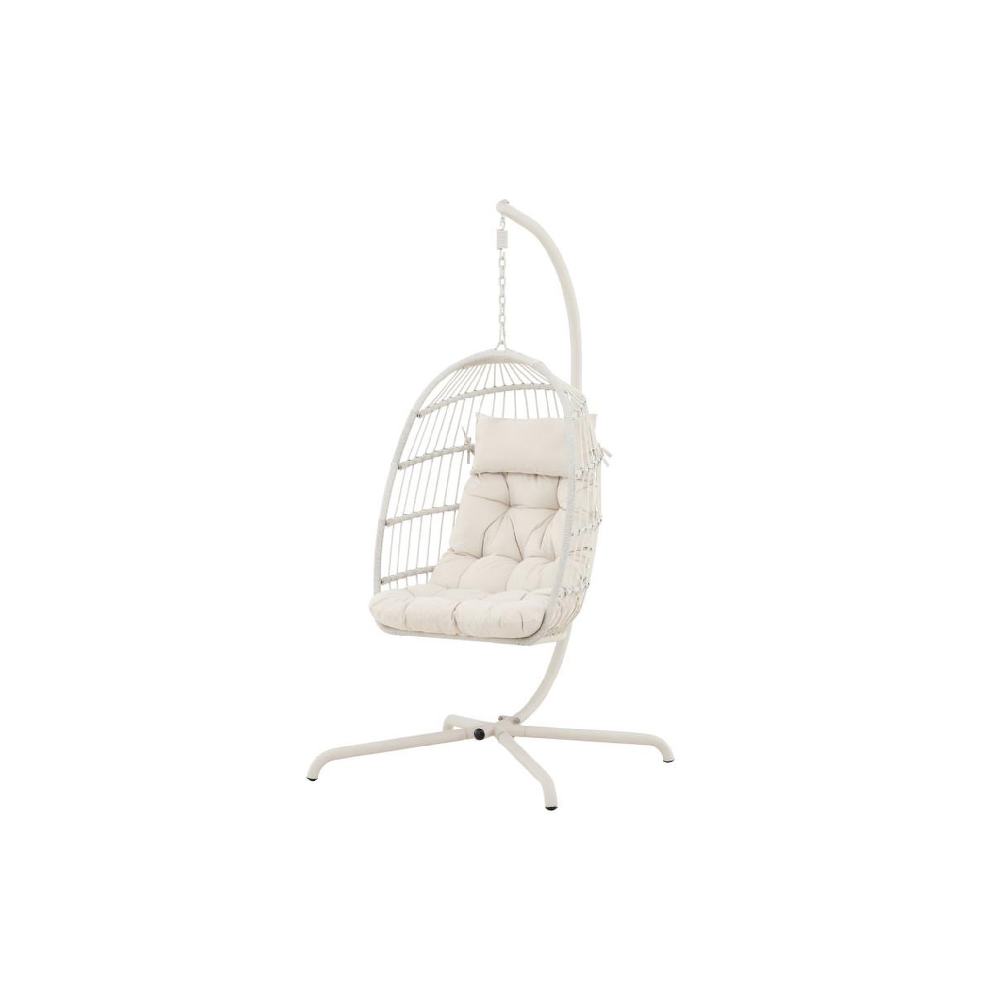 Voir la diapositive 5 : Paris Prix Fauteuil suspendu  trezza  198cm beige