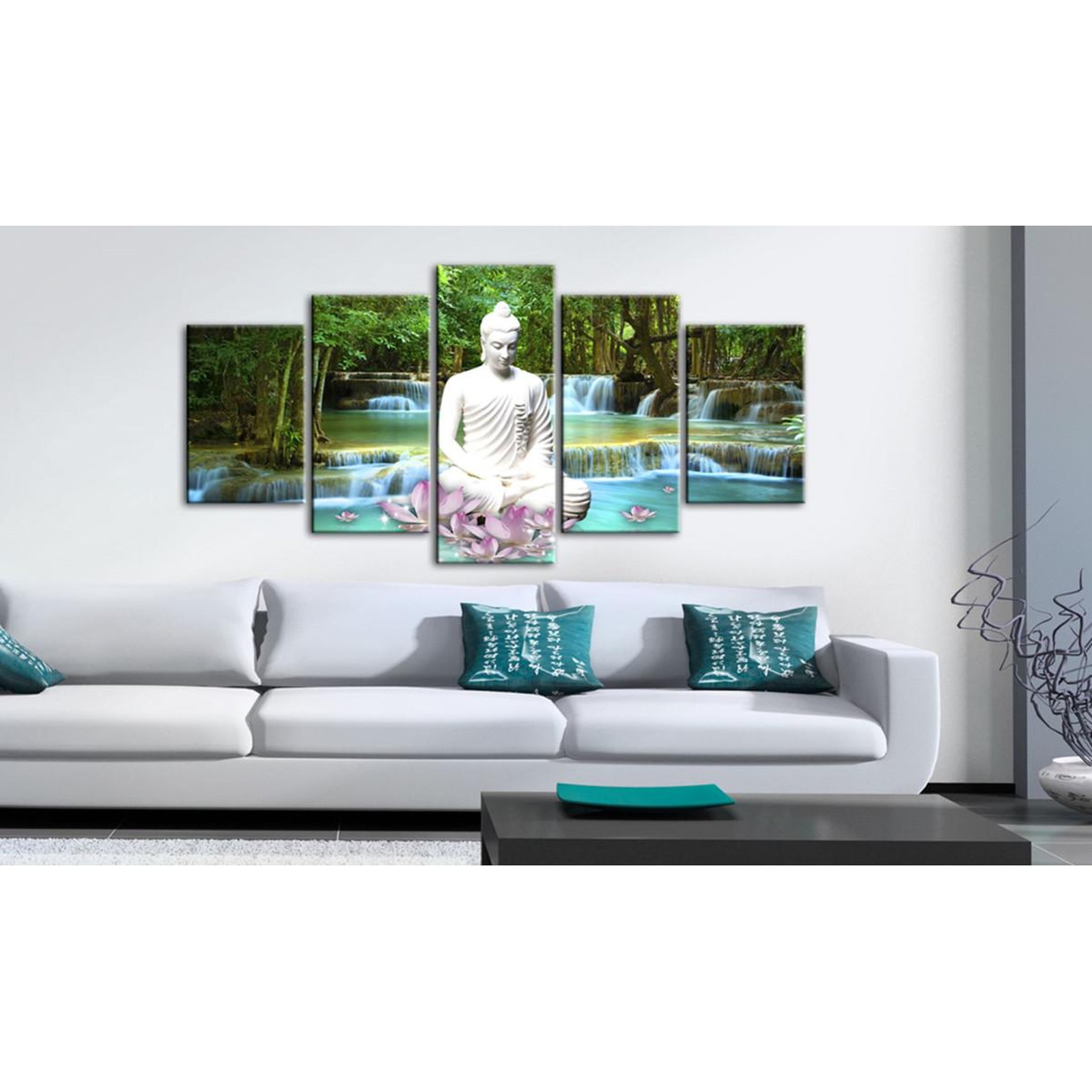 Voir la diapositive 2 : Paris Prix Tableau Imprimé  Zen Waterfall