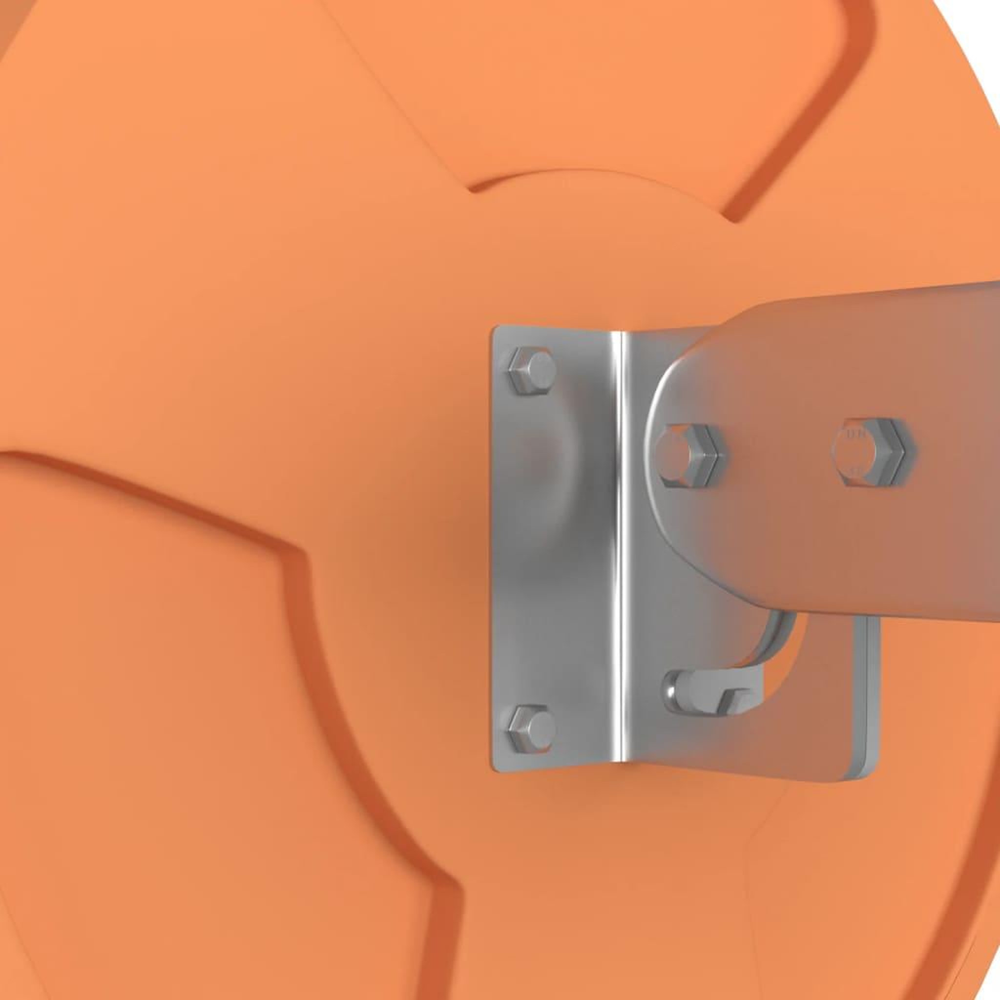 Voir la diapositive 5 : VIDAXL Miroir de traffic convexe exterieur Orange Ø30 cm Polycarbonate