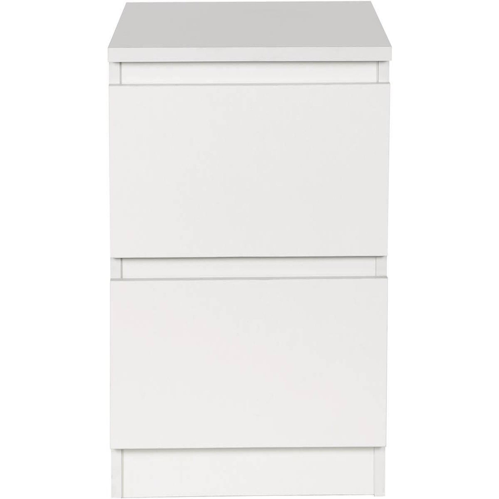 Voir la diapositive 2 : Habitat et Jardin Chevet  Tammy  2 tiroirs - Blanc