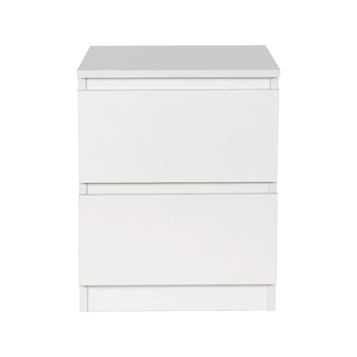 Habitat et Jardin Chevet  Tammy  2 tiroirs - Blanc