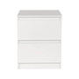 Voir la diapositive 2 : Habitat et Jardin Chevet  Tammy  2 tiroirs - Blanc