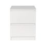 Voir la diapositive 2 : Habitat et Jardin Chevet  Tammy  2 tiroirs - Blanc