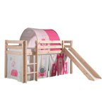 Paris Prix Pack - Lit Enfant, Toboggan, Tente & Tunnel  Pino Princesse  Naturel