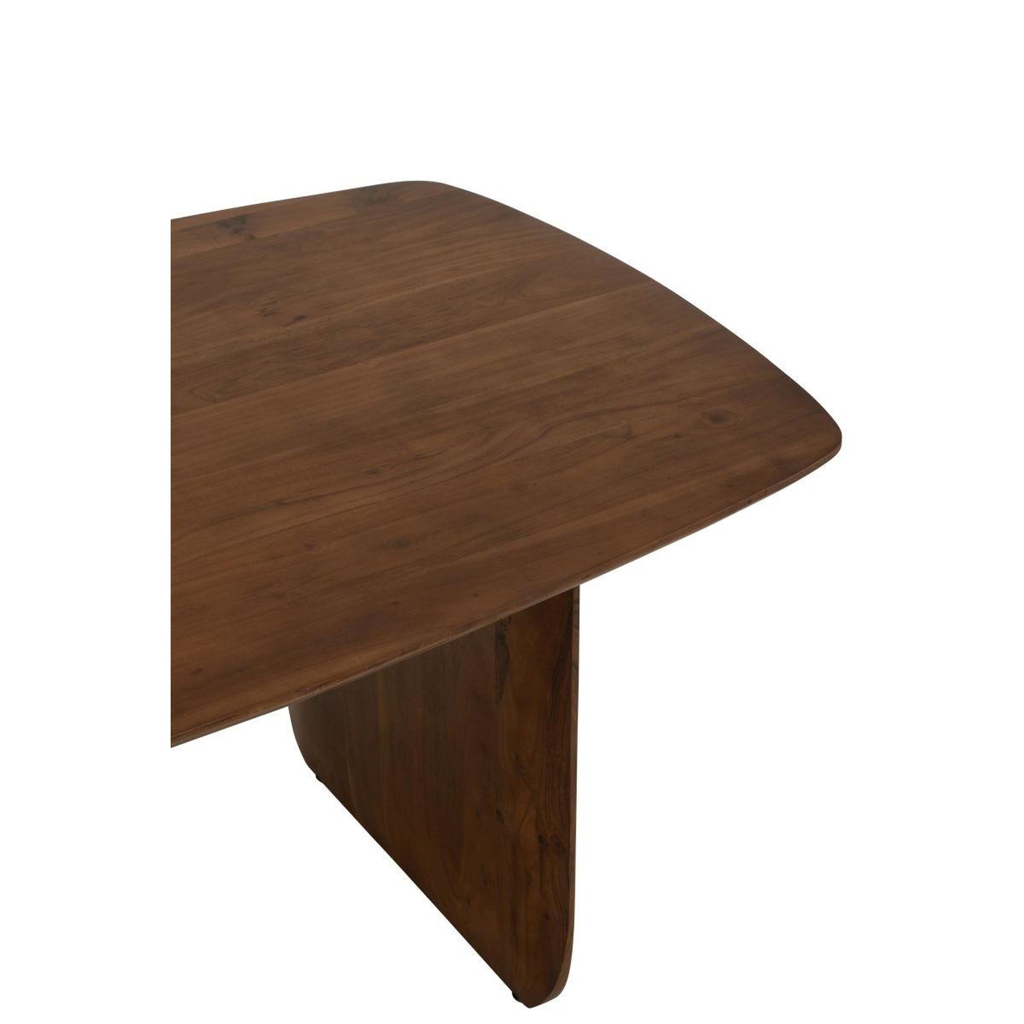 Voir la diapositive 5 : J-LINE Table à manger en bois  william  190cm marron