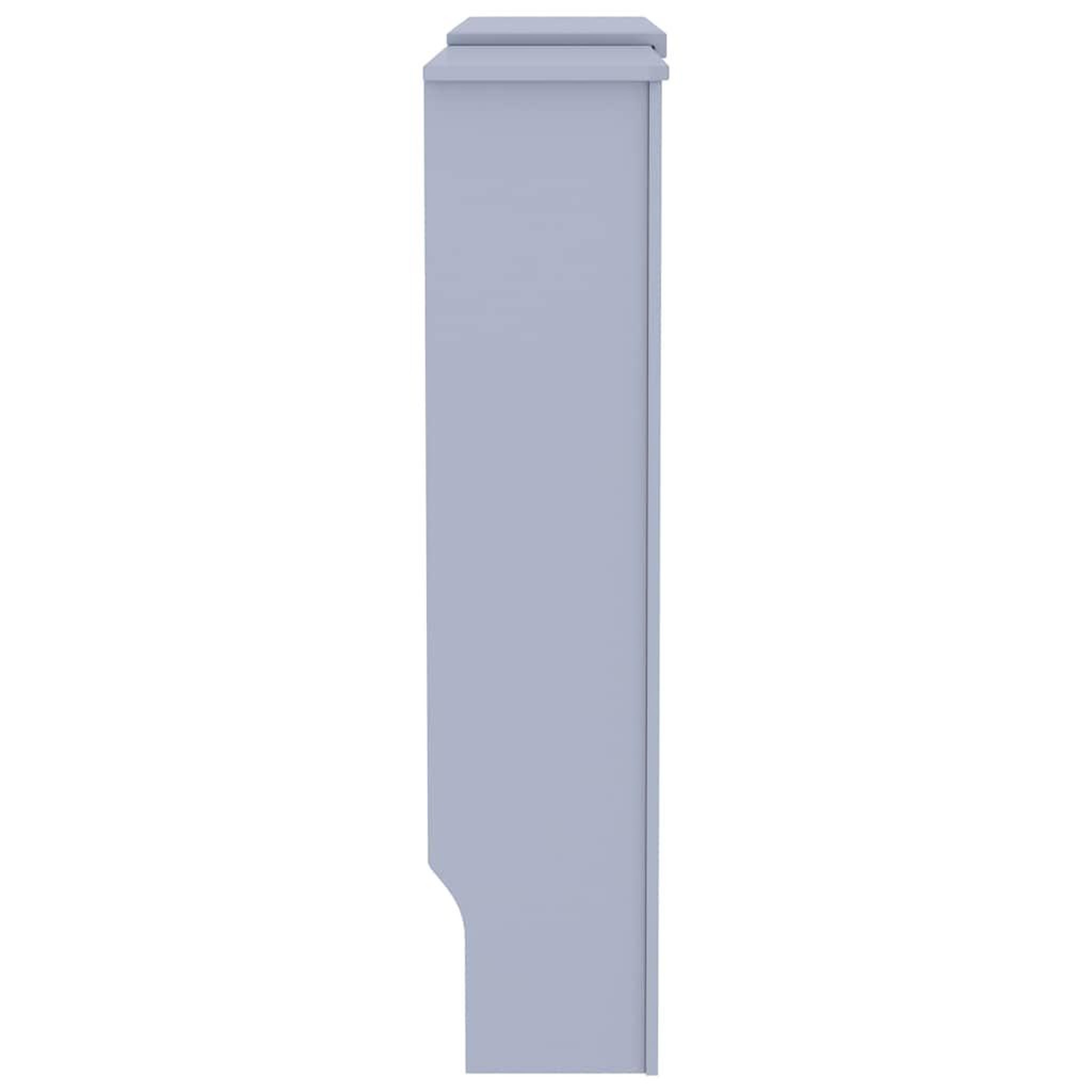 Voir la diapositive 5 : VIDAXL Cache-radiateur MDF Gris 205 cm