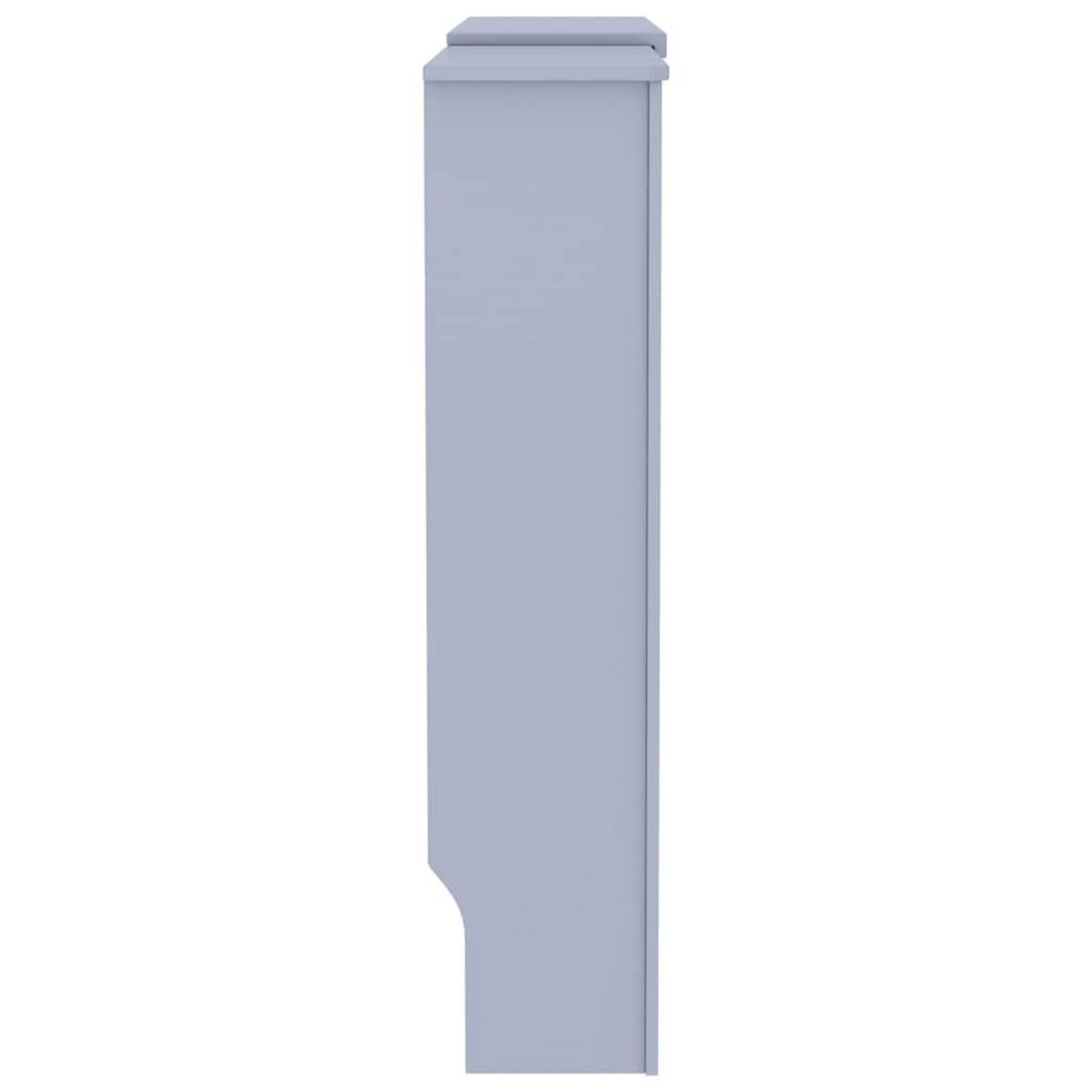 VIDAXL Cache-radiateur MDF Gris 205 cm