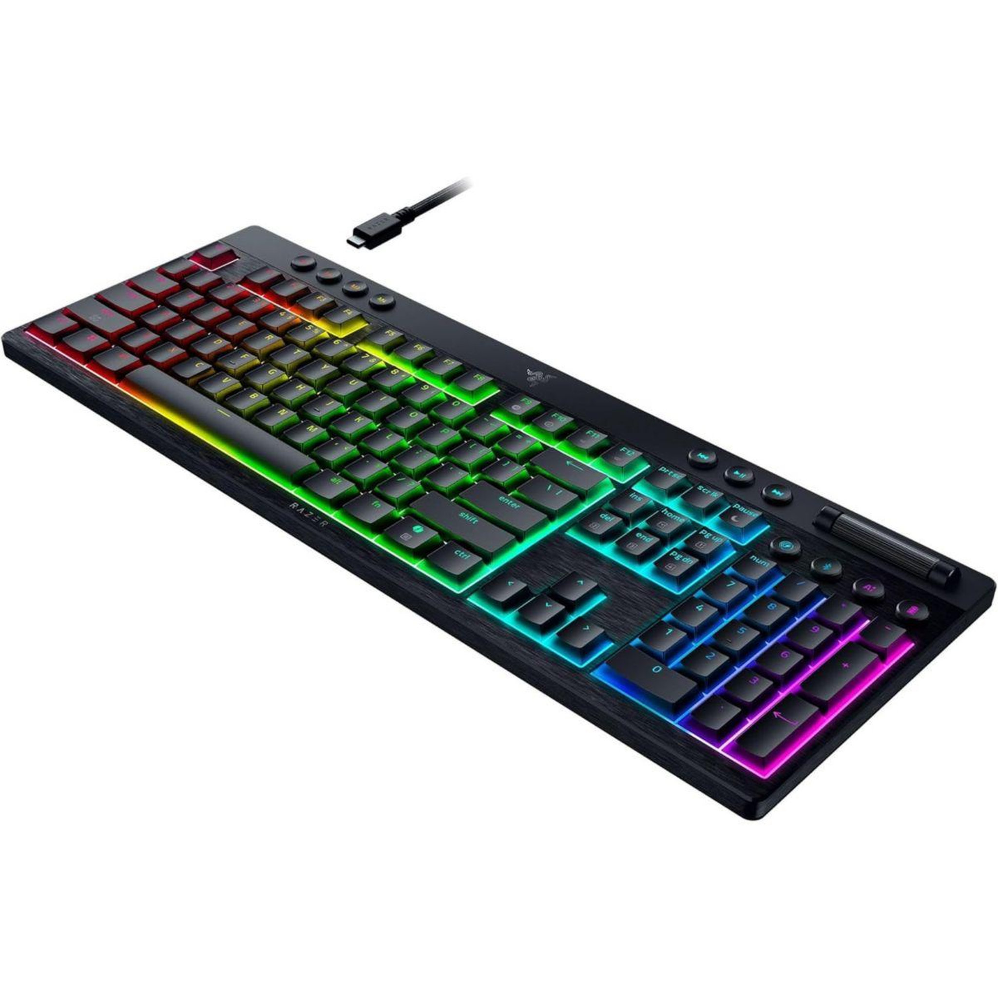 Voir la diapositive 3 : Razer Clavier gamer sans fil blackwidow v4 low-profile hyperspeed switches orange