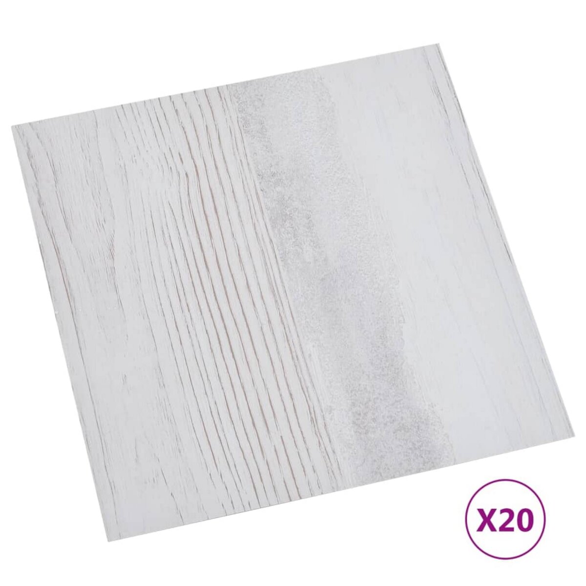 VIDAXL Planches de plancher autoadhesives 20 pcs PVC 1,86m² Gris clair