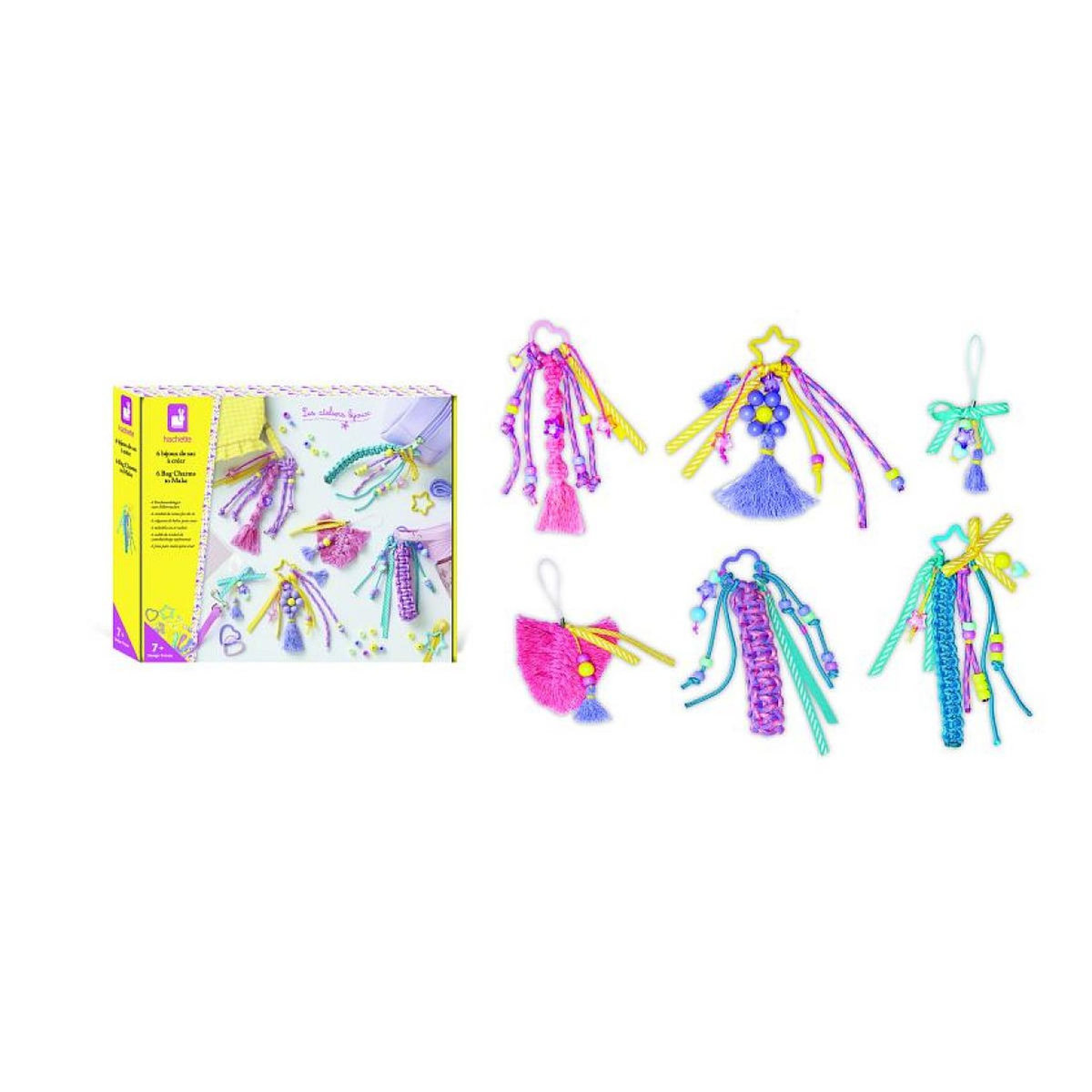 Juratoys-Janod 6 bijoux de sac à créer - à partir de 7 ans