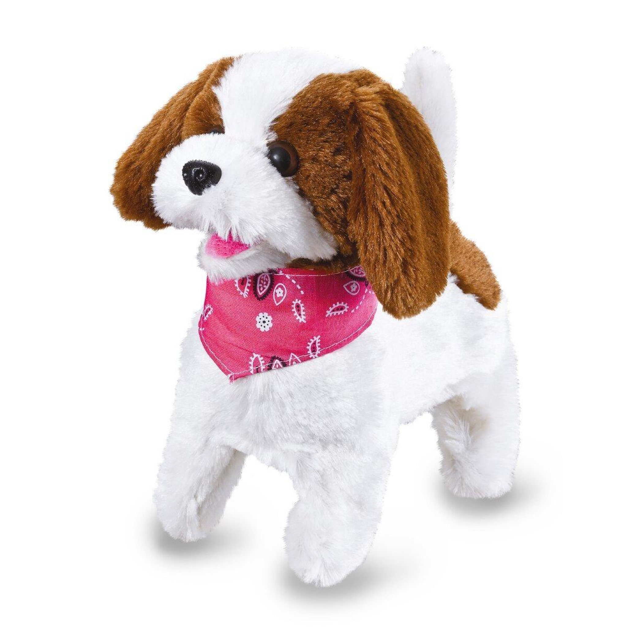 Voir la diapositive 5 : Jamara Lucky rc chien en peluche blanc/marron 27mhz