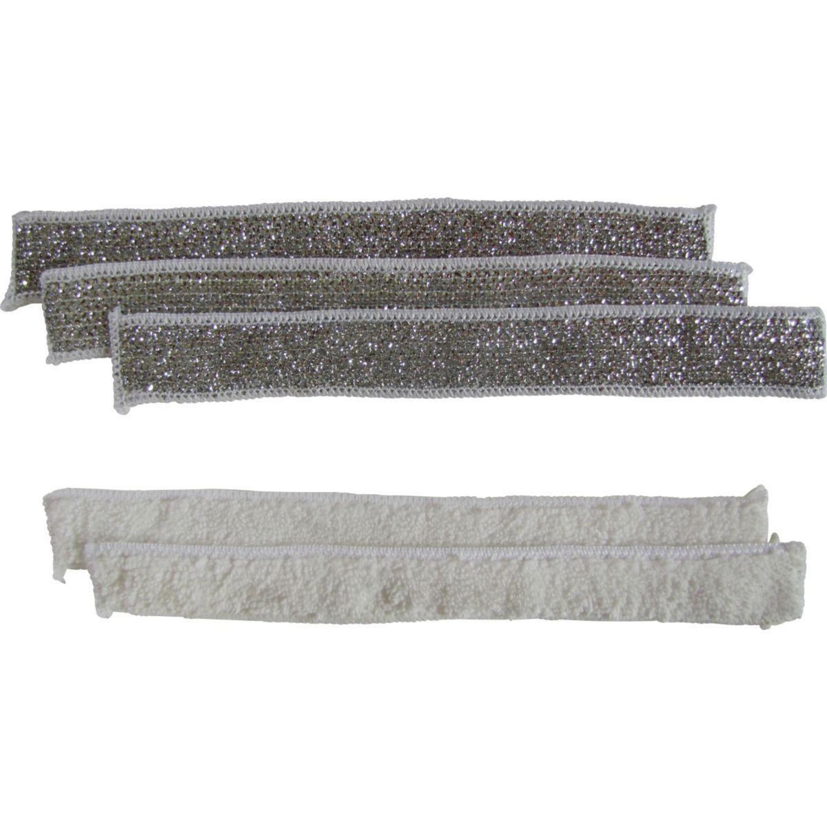 ECODROP Lingettes et serpillères 3 émeris et 2 finitions pour RVA0900