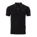 RMS 26 Polo Noir Homme RMS26 91300. Coloris disponibles : Noir