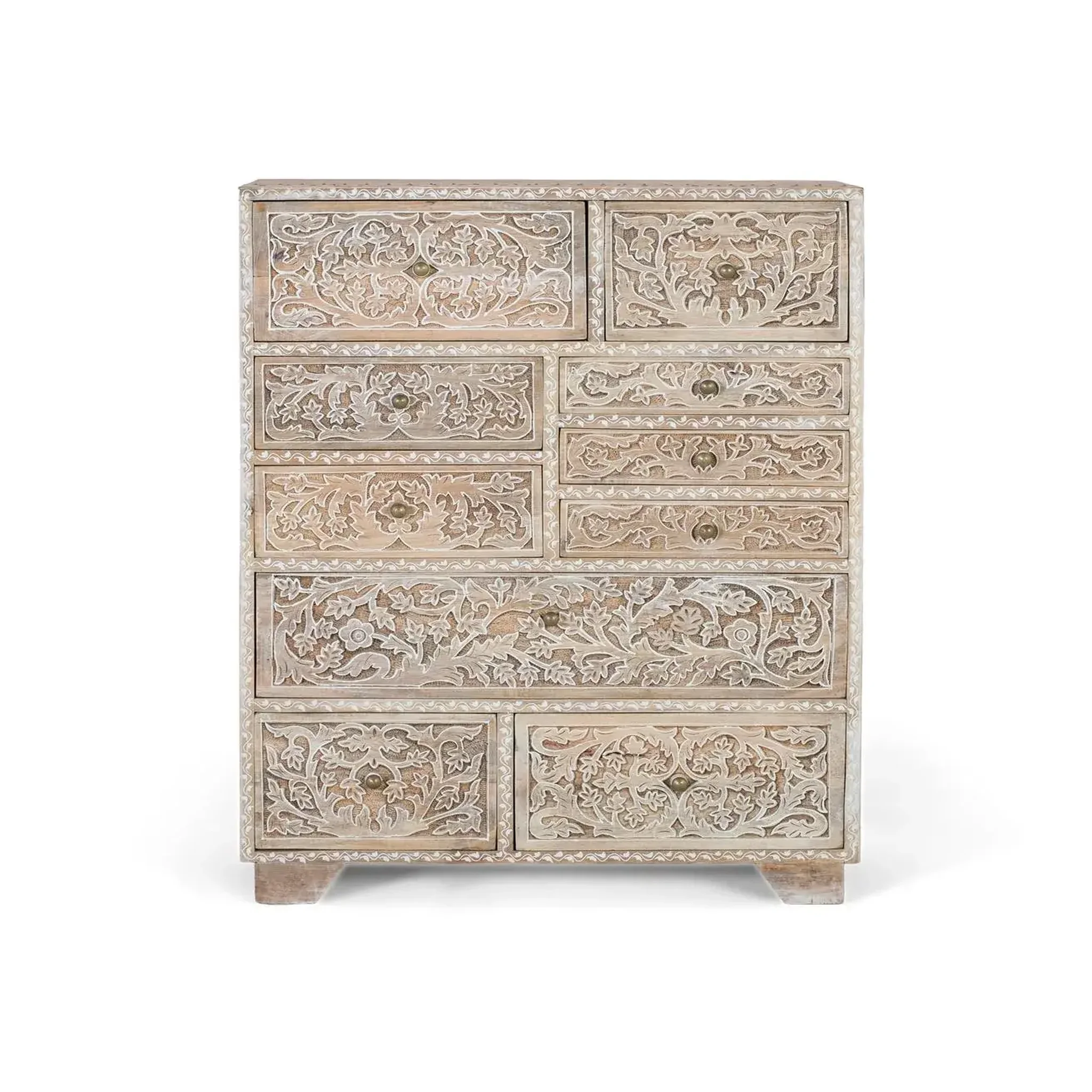 GINER Y COLOMER SL Commode en bois de manguier 70 cm style méditerranéen colonial moderne