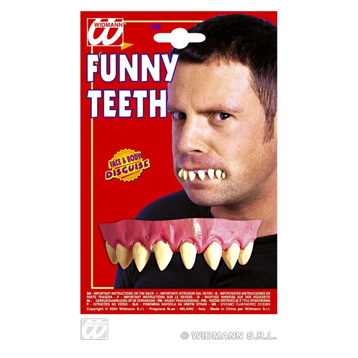 WIDMANN Dentier Humoristique Dents De Monstre pas cher 