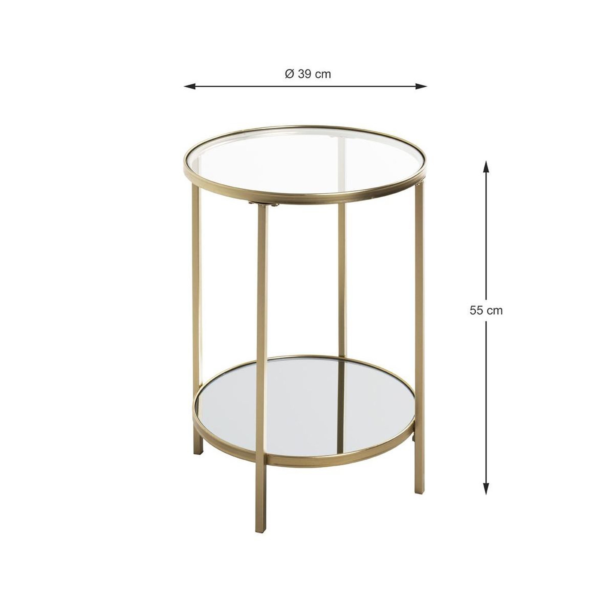 Voir la diapositive 5 : Paris Prix Table d'appoint design  timana  55cm or