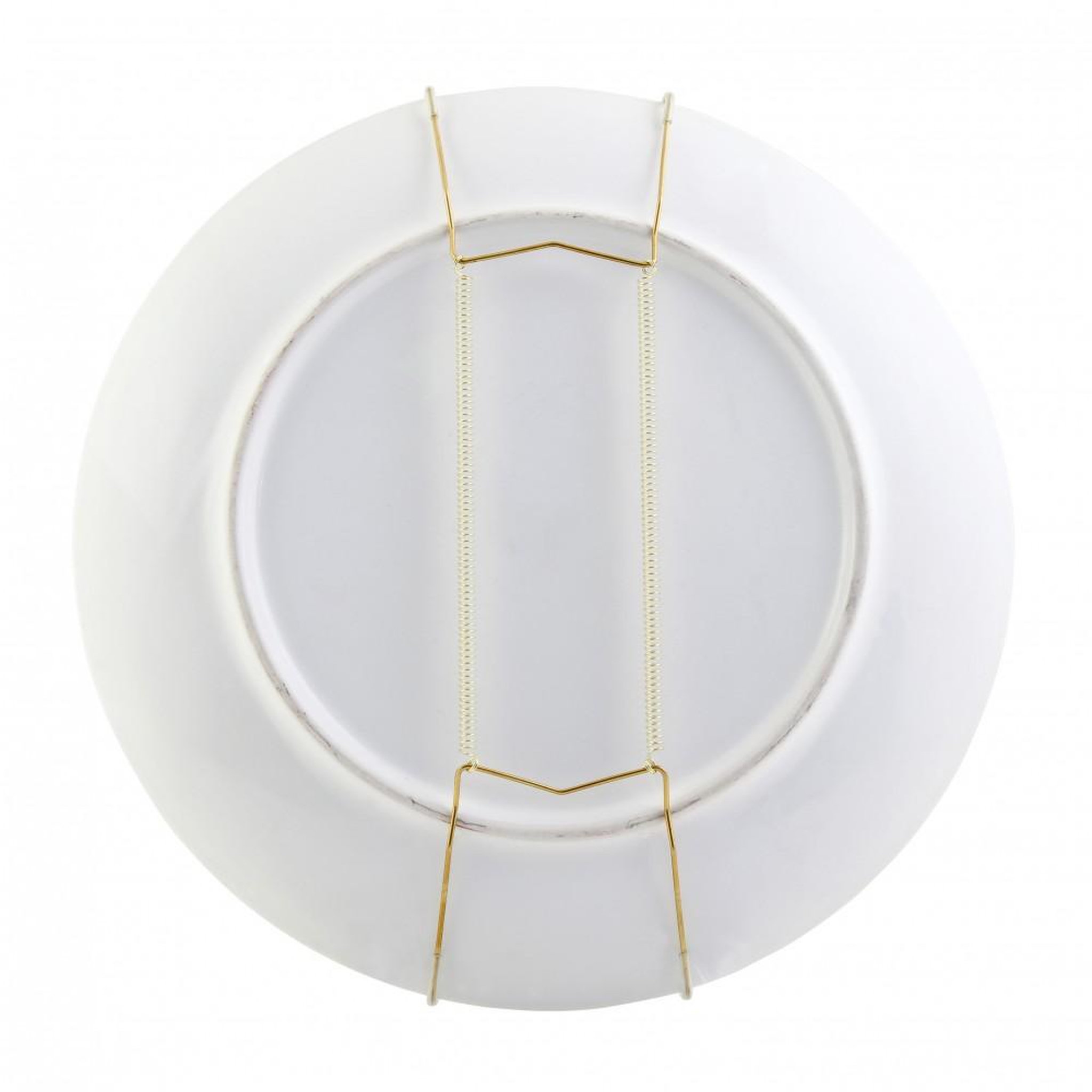 CENTRALE BRICO Lot de 2 fixe-assiettes fixe- assiette à ressort LE CROCHET FRANCAIS