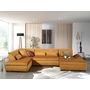 Voir la diapositive 2 : LISA DESIGN Vermont - canapé panoramique d'angle gauche - 7 places - xxl - en velours
