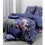 Voir la diapositive 3 : Les Ateliers du Linge Parure housse de couette 100% coton 47fils paola