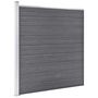 Voir la diapositive 2 : VIDAXL Cloture de jardin WPC 1391x186 cm Gris