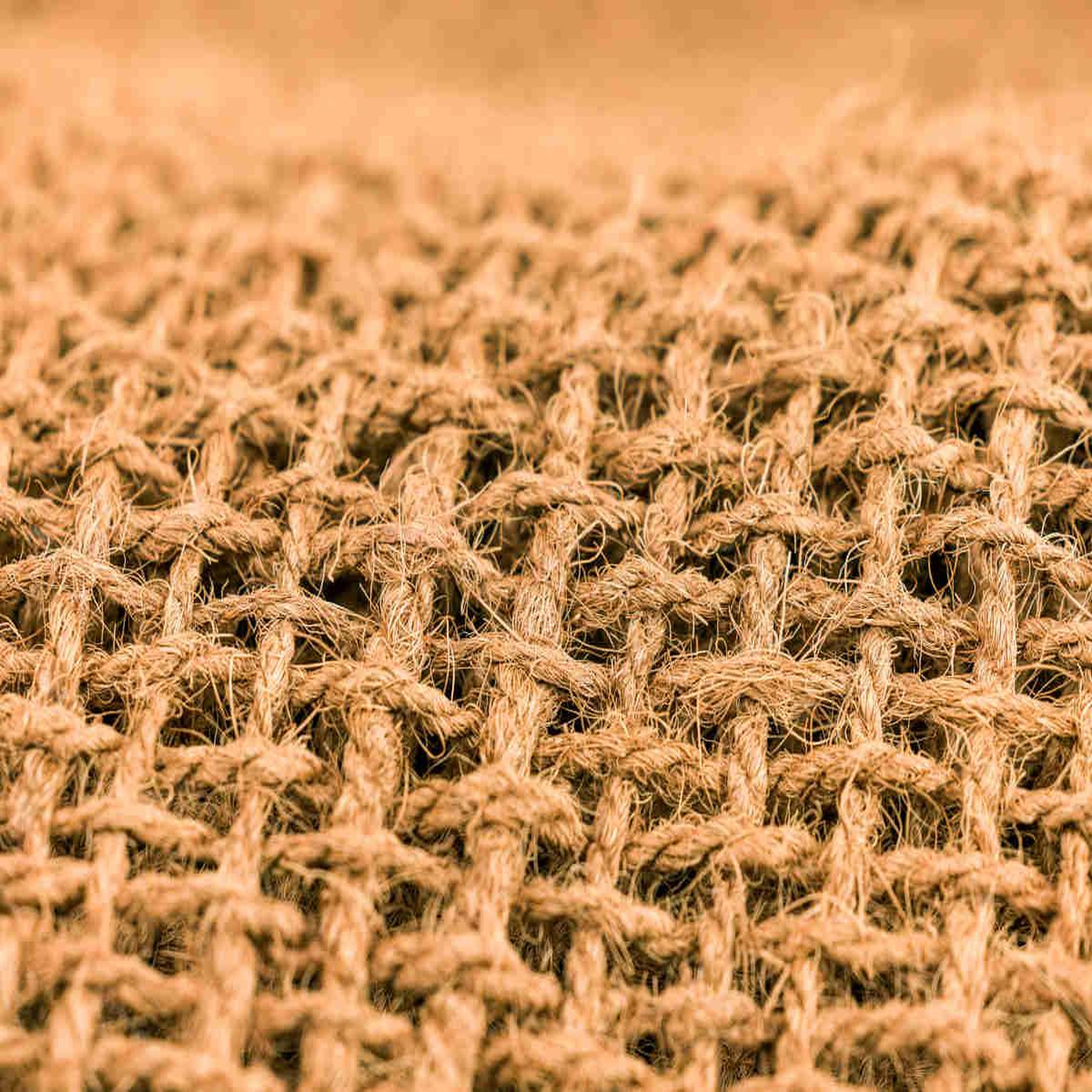 Voir la diapositive 2 : Jardiline Ombrière naturelle en fibres de coco triangulaire 3,50 m - jardiline