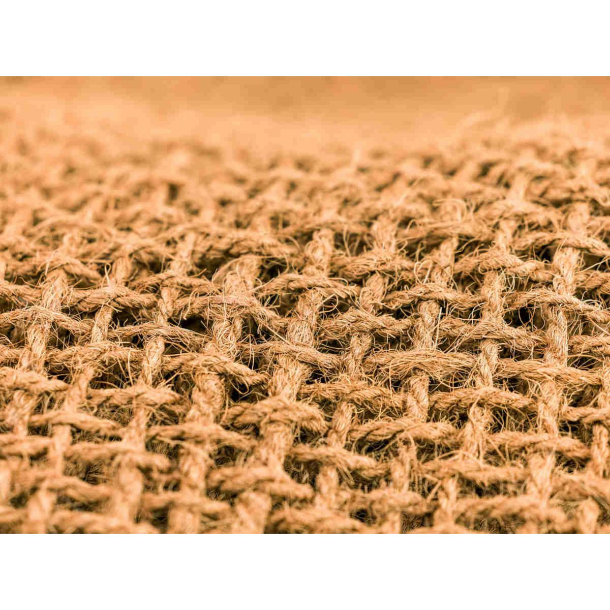 Jardiline Ombrière naturelle en fibres de coco Triangulaire 3,50 m - Jardiline