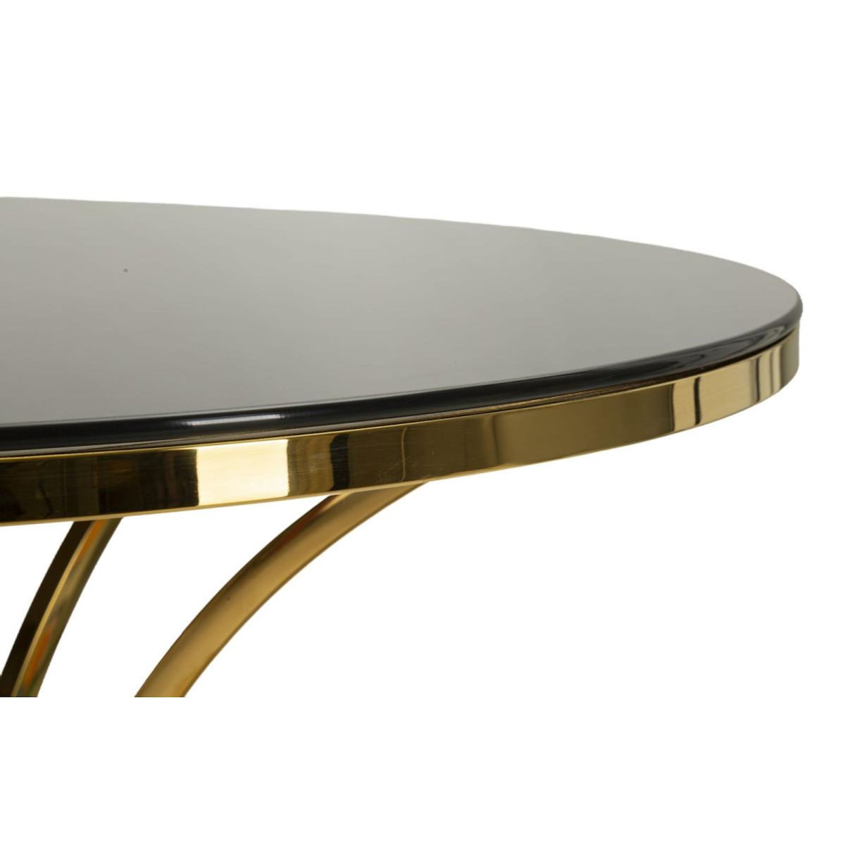 Paris Prix Table de Repas  Shanty  100cm Noir & Or