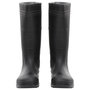 Voir la diapositive 3 : VIDAXL Bottes de pluie noir taille 44 PVC
