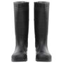 Voir la diapositive 3 : VIDAXL Bottes de pluie noir taille 44 PVC