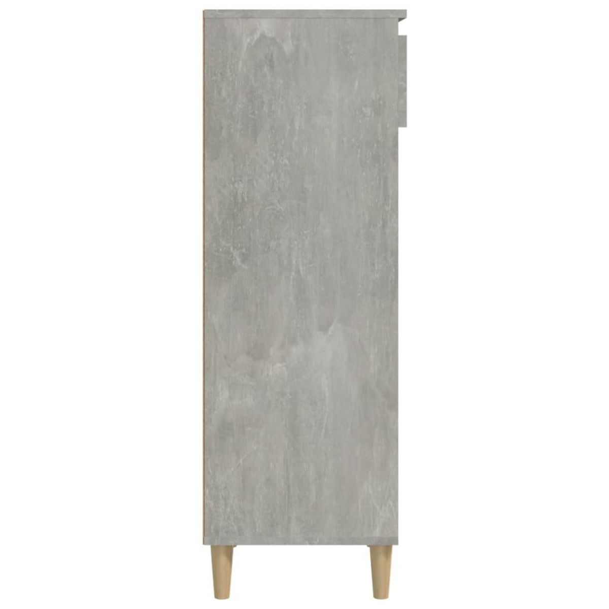 VIDAXL Armoire a chaussures Gris beton 40x36x105 cm Bois d'ingenierie
