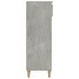 Voir la diapositive 5 : VIDAXL Armoire a chaussures Gris beton 40x36x105 cm Bois d'ingenierie