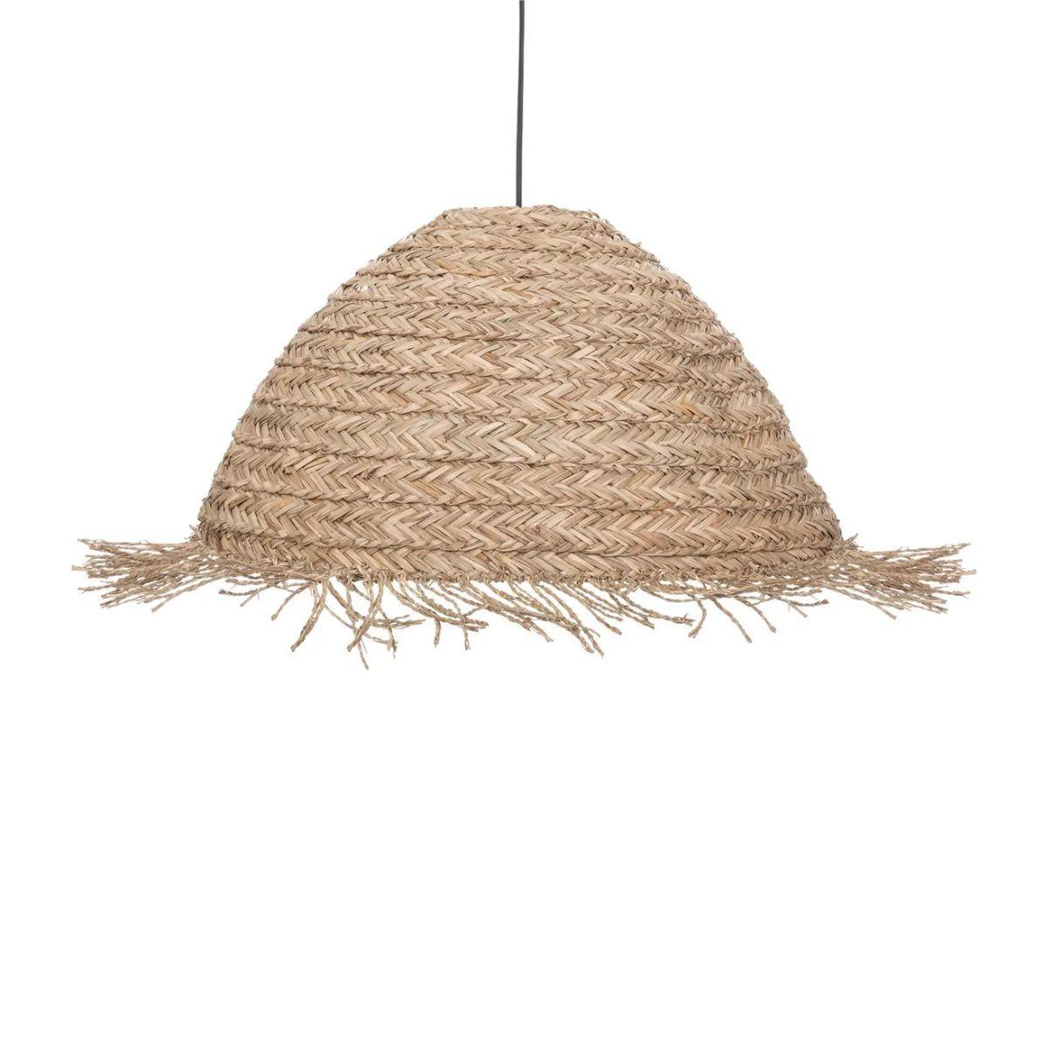 ATMOSPHERA Lampe suspension en roseau  sea view  56cm naturel
