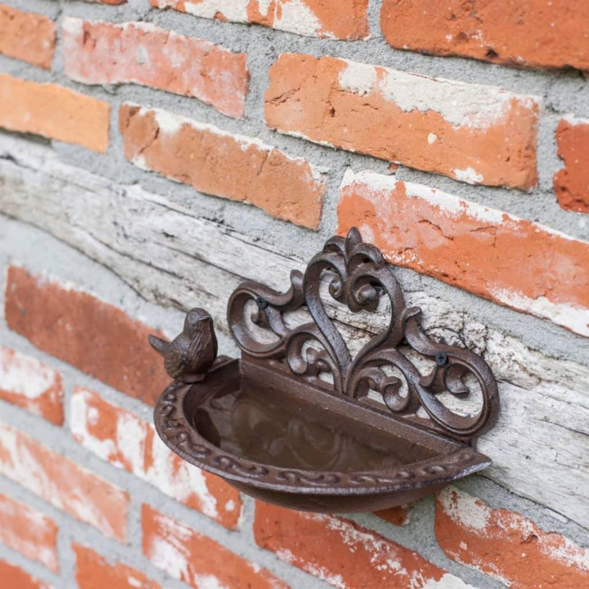 ESSCHERT DESIGN Esschert Design Mangeoire a oiseaux Fonte Marron BR26