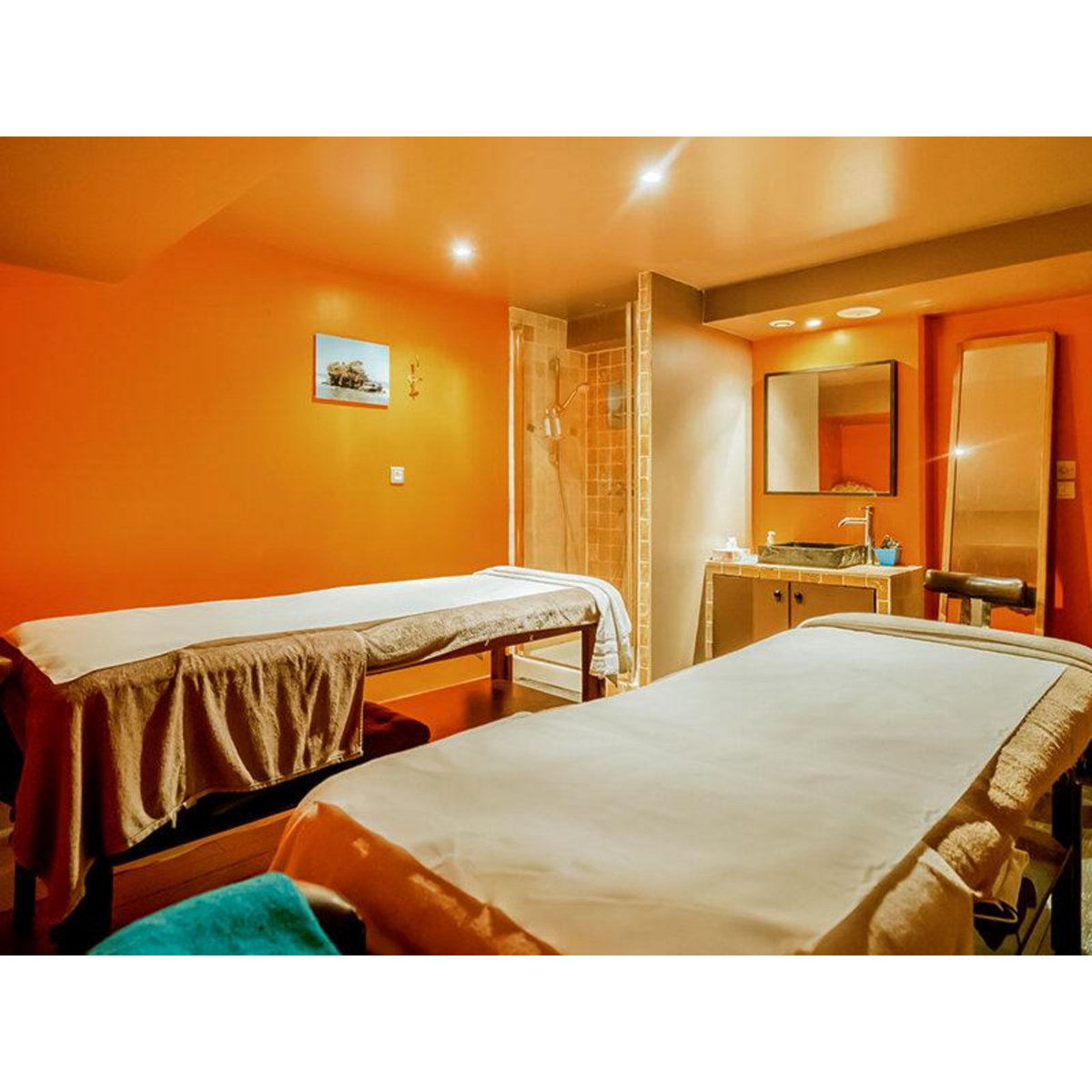 Smartbox Parenthèse bien-être à Paris avec massage du corps et hammam - Coffret Cadeau Bien-être