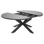 Voir la diapositive 4 : JARDILINE Table de jardin à rallonge - 6/10 places - Aluminium - Anthracite - PALMA