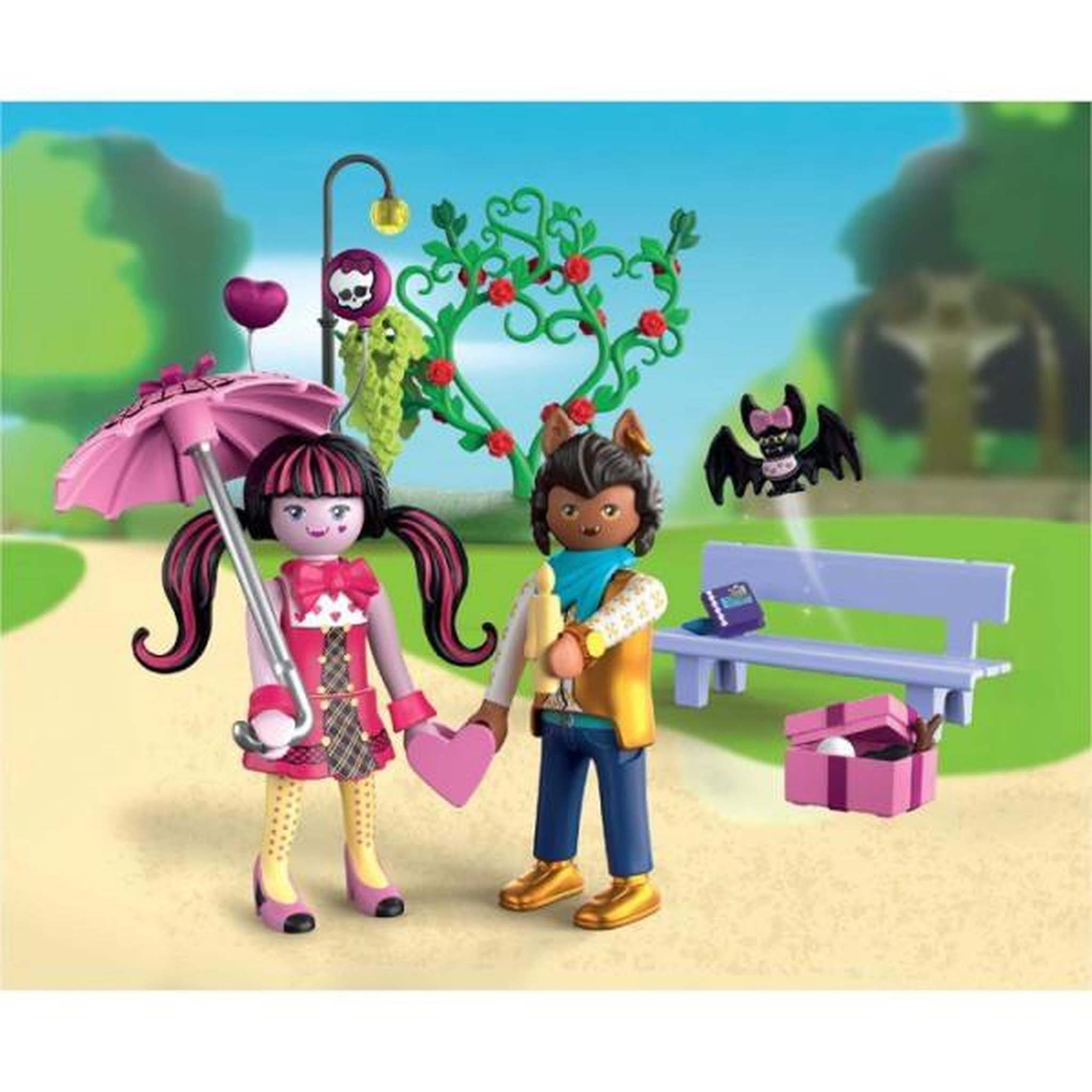 Voir la diapositive 2 : PLAYMOBIL Playmobil 72043 Monster High : Rendez-vous de la Saint-Valentin
