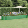 Voir la diapositive 1 : VIDAXL Lit sureleve de jardin Acier enduit de poudre 510x140x68cm Vert