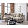 Voir la diapositive 5 : BEST MOBILIER Royal - canapé d'angle gauche - 4 places - convertible avec coffre - en velours