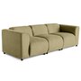Voir la diapositive 2 : LISA DESIGN Suaro - canapé modulable 3 places en tissu texturé