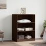 Voir la diapositive 3 : VIDAXL Garde robe chêne marron 77x48x102 cm bois d ingénierie