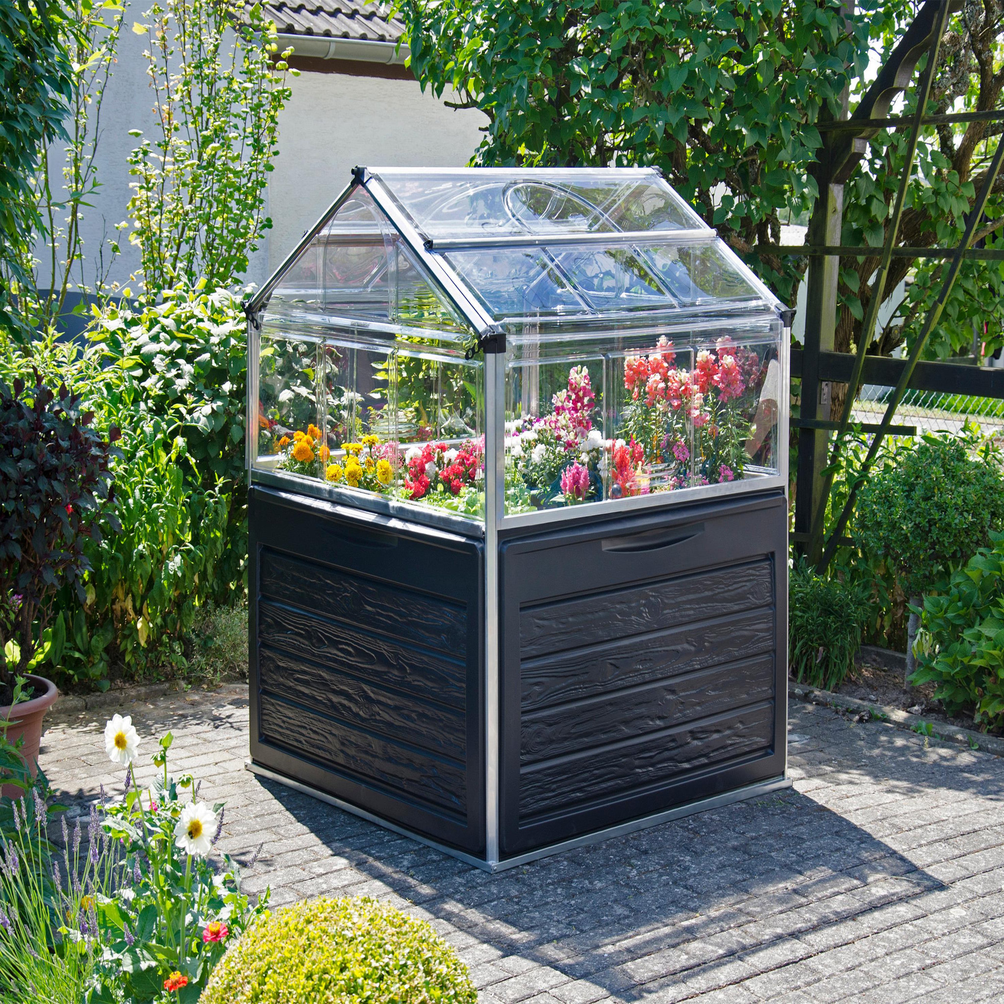 Voir la diapositive 6 : Canopia by PALRAM Mini-serre de jardin - Polycarbonate - 1,4m² - PLANT INN