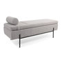 Voir la diapositive 1 : Paris Prix Banquette & Coffre Bouclette  Loyd  140cm Gris