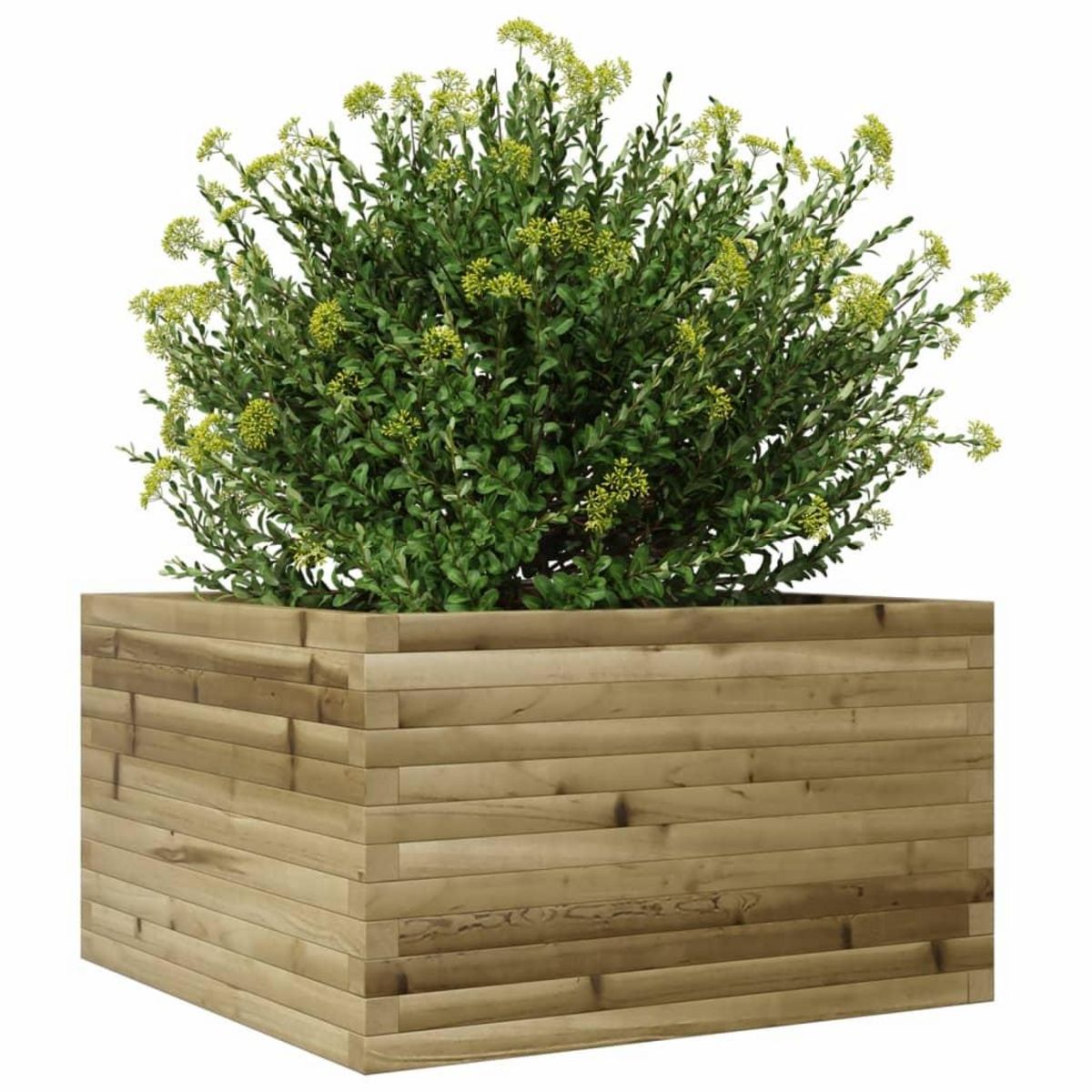 VIDAXL Jardiniere 80x80x45,5 cm bois de pin impregne
